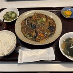 三獅舞 - 料理写真:麻婆茄子定食