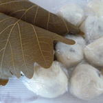 柏餅＠１２０円＆１５円饅頭（つぶあん）