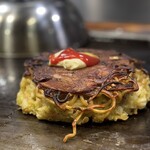 たぴおか食堂 - 分厚いからしっかり目に焼くのが「たぴおか」のワザ！