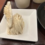 グルメバイキング オリンピア - モンブラン サクサク メレンゲ添え