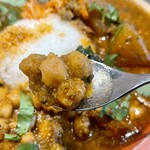スパイスカレー あかつ亭 - ベンガル風ひよこ豆カレー アップ