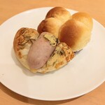 ブーランジェリ･エ･カフェ　オブジェ - 食べ放題8巡目♡ミルクシュガー♡ ローズマリーとチーズのホワイトソーセージ♡
