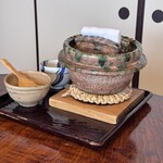 草喰 なかひがし - 白飯がメインディッシュとのことです。