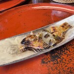 草喰 なかひがし - 追加　カレイも全て食べ尽くす。頭、骨、尾も全てカリカリに揚げて　菊芋のソースを添えて