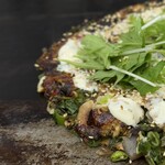 お好み焼き ふじや - 「ねぎ焼き(すじ)」 (´◡͐`)