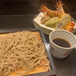 青山 川上庵 - 青山川上庵(天せいろ(上))