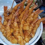 てんよし - スペシャル海老天丼特盛　ご飯普通盛り
