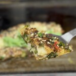 お好み焼き ふじや - 底カリでさらに香ばしさUPして幸せやわ♪