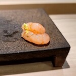 島津 - 甘海老（昆布締め）