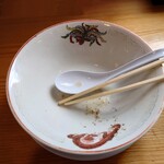 中華そば 上々 - 完食〜！