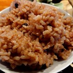 栄夏 - ランチのご飯(酵素玄米)