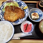 しげ作 - ロースかつ定食　1600円