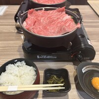 黄金出汁しゃぶと江戸前寿司 肉のあさつ 梅田お初天神店 - 