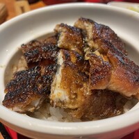 炭焼うな富士 大丸京都別邸 - 器からはみ出す鰻も魅力ですが、もう少し食べたいなぁと思う事で次回に繋ぐのも良いのではないかと思います。“過ぎたるは及ばざるが如し”せっかくの美味い鰻、今回で堪能しきってしまうのは勿体ない…。