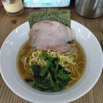 湘南乃家 - ラーメン並。カタオオメ　￥800