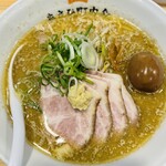 あさひ町内会 - 味噌チャーシュー麺　煮卵トッピング