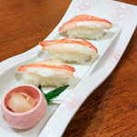 高松甲羅本店 - ずわい蟹握り