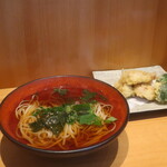 こころや - 鶏もも天麩羅うどん