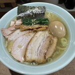 らぁめん 涼虎 - 味玉ラーメン塩