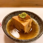 穴子料理と地酒 浅草 川井 - あん肝の土佐煮