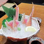 高松甲羅本店 - 特上かに刺身
