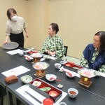 ホテル鞠水亭 - 個室の 夜の食事会場