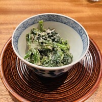 AKAI - 【写真⑥】焼きほうれん草(世羅町:山本ファミリー農園)の胡桃和え