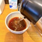 中華そば 秋山  - スープ割り