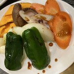 焼肉大将 - 焼き野菜 ¥350