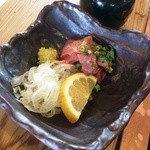 ろばたやき山ろく - 砂とろ刺身