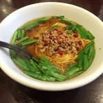 中国上海料理　豫園 - 麺がそう麺のように細い四川ラーメン