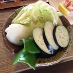 ろばたやき山ろく - 野菜焼き