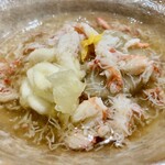 しんのすけ - たら白子とえび芋の蟹あんかけ