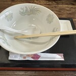 中華ラーメン 味来 - 完食しました！