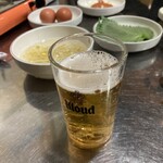 희야네 석쇠쭈꾸미 - ビール