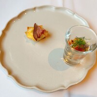 ジュエーメ - Xmas Special Lunch Course(太刀魚のタルタル 菊芋と鴨のタルト)