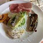OSTERIA PACE - 生ハムはもちろんナスのバルサミコ酢が美味しい