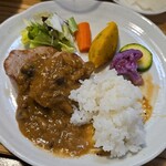 キッチン ブルー グローブ - ワンプレート