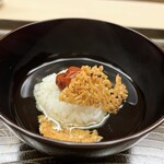 片折 - 梅干し茶漬け