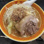 えどもんど - 麺量半分（220g）野菜少しニンニクアブラ