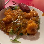 南海飯店 - エビと玉子のチリソース①