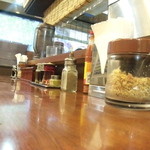 汐そば屋 - 卓上