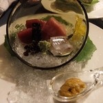 刺身（まぐろ・さより・他）うにも