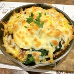 カフェ・マディ - 晩ごはんセットのメイン(焼きチーズカレー)