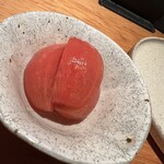 焼鳥 嘉とう - トマトのワインマリネ