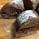 ロアール - ベーグル　チョコ断面