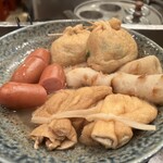 花くじら - ウィンナー、うどん巾着、ちくわ、餅きんちゃく