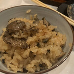 酒場わたなべ - トリュフご飯