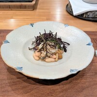 La Stalla - ホタテ、なめこ、白いんげん豆。めっちゃ旨い