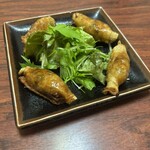 大衆酒場 まるちゃん - とり皮ぎょうざ